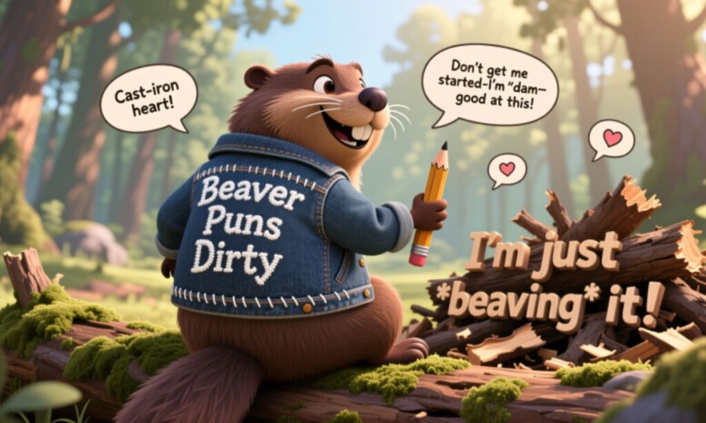 Beaver Puns Dirty