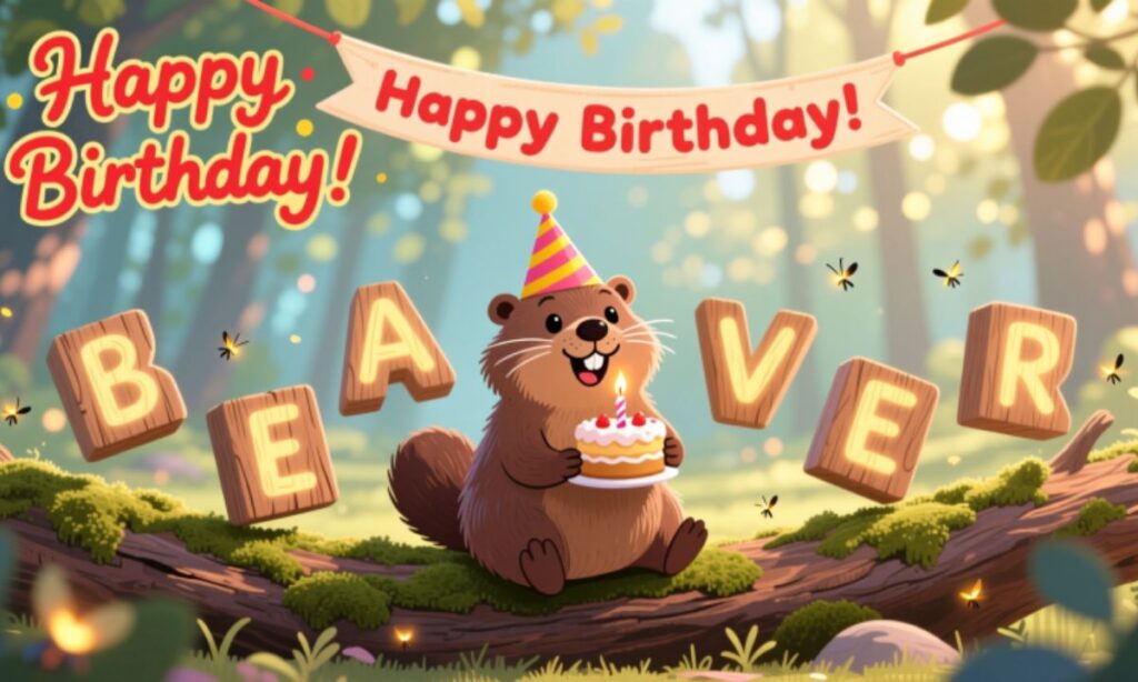 Birthday Beaver Pun