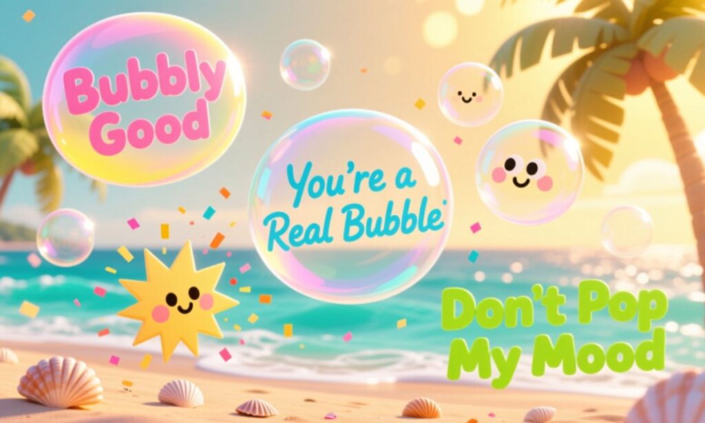 Bubble Puns for Summer