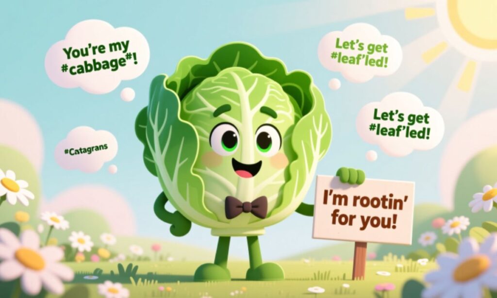 Cabbage Puns for Instagram