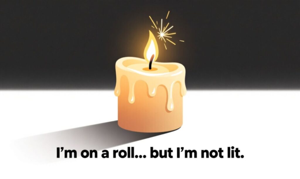 Candle Pun Captions