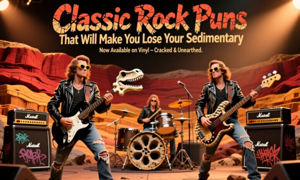 Classic Rock Puns That Will Make You Lose Your Sedimentary