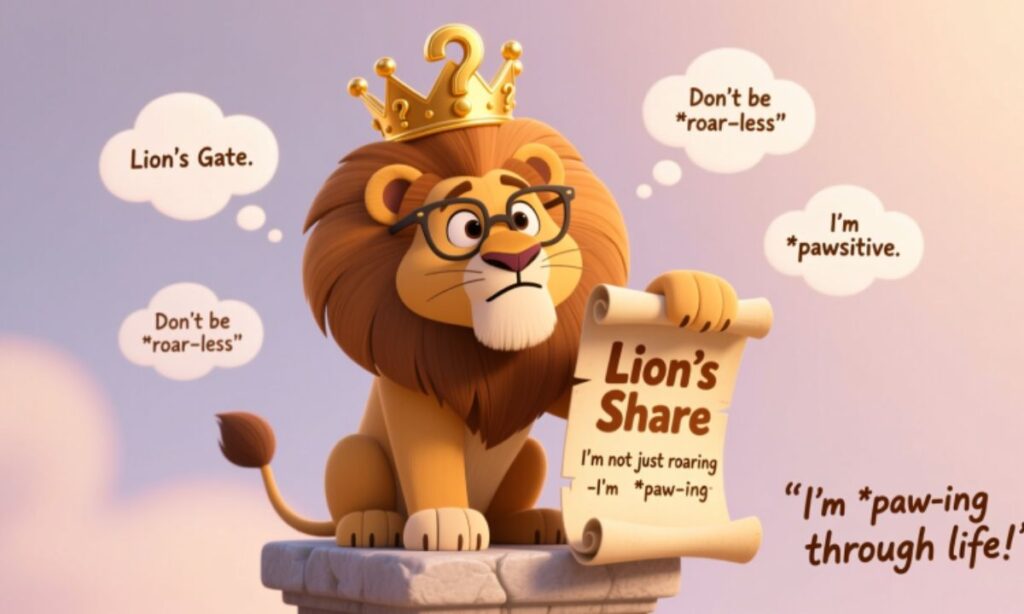 Clever Lion Puns