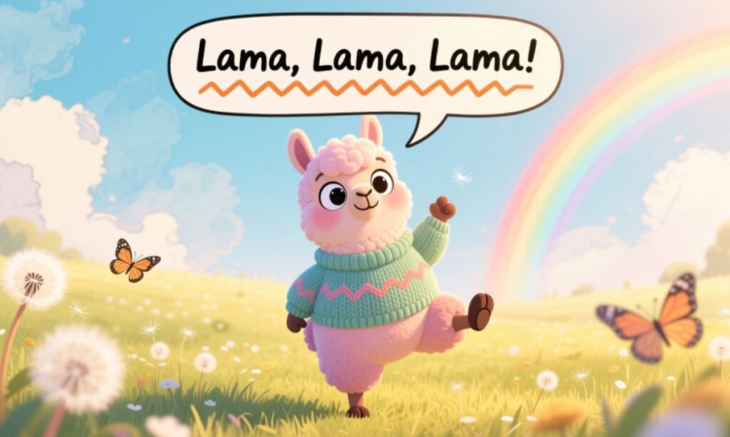 Cute Llama Pun