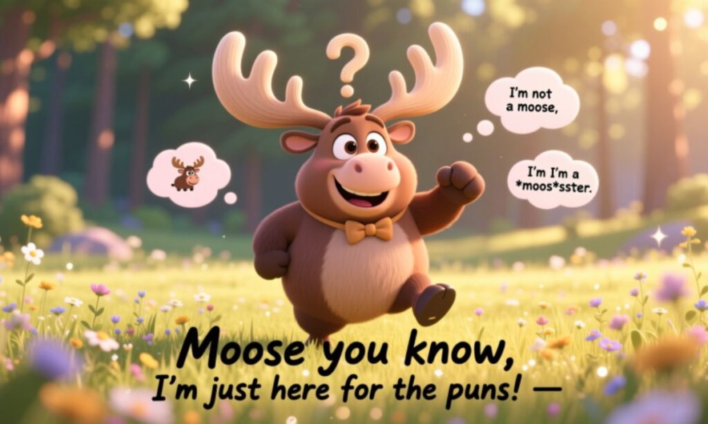 Cute Moose Puns