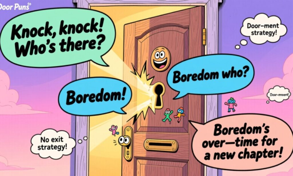 Door Puns to Knock Out Boredom