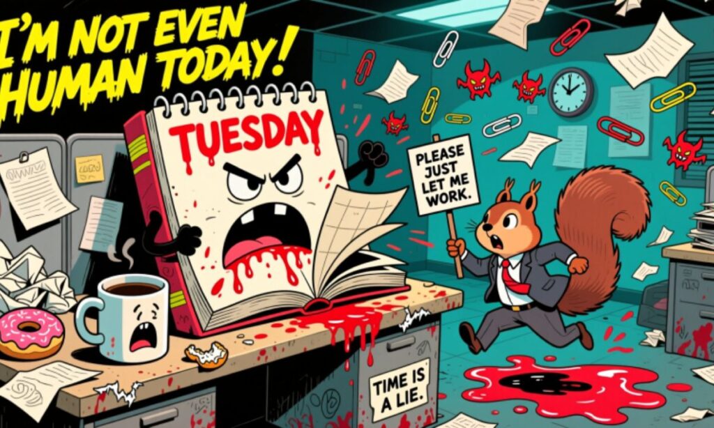 Funny Tuesday Puns That Are Slightly Unhinged