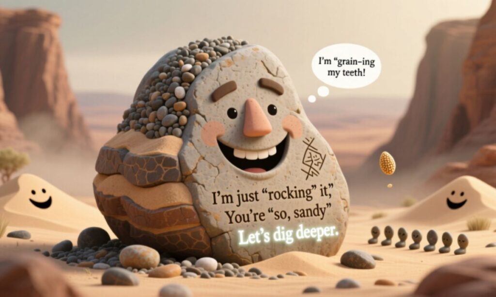 Gravel, Sand, and Earthy Rock Puns