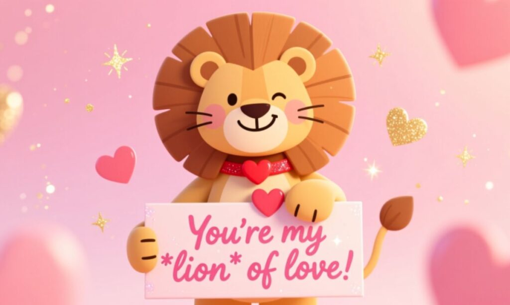 Lion Puns Valentines Day