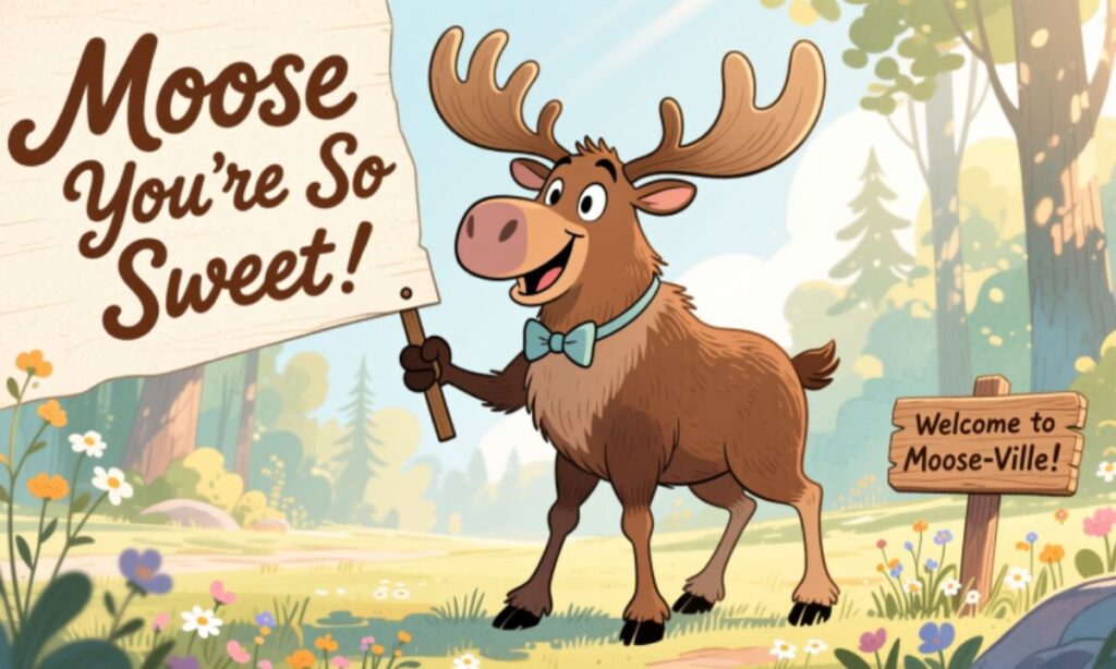 Moose Pun Captions