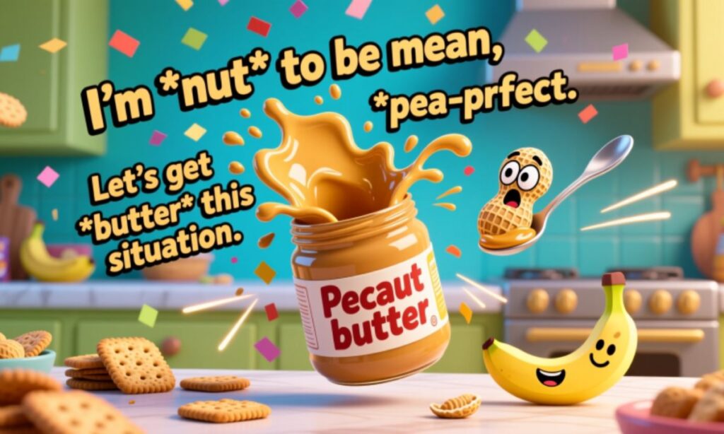 Peanut Butter Themed Puns for a Snack Attack