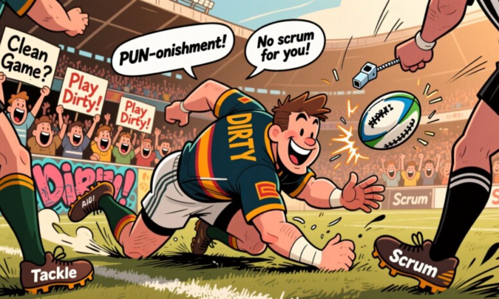 Rugby Puns Dirty
