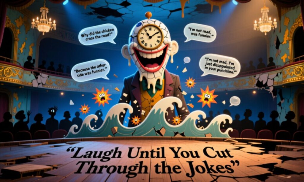 Laugh Until You Cut Through the Jokes