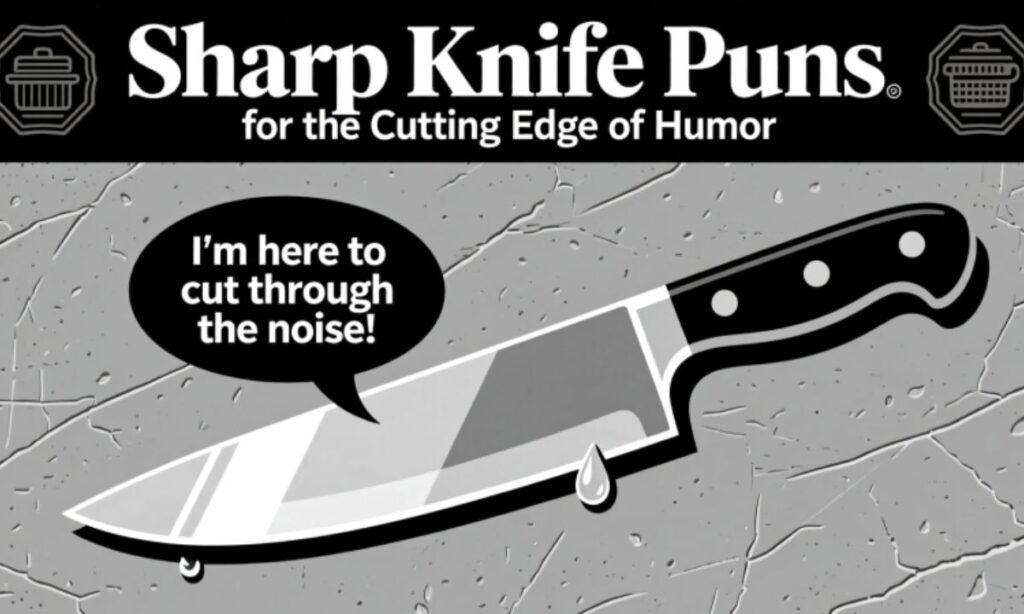Sharp Knife Puns for the Cutting Edge of Humor