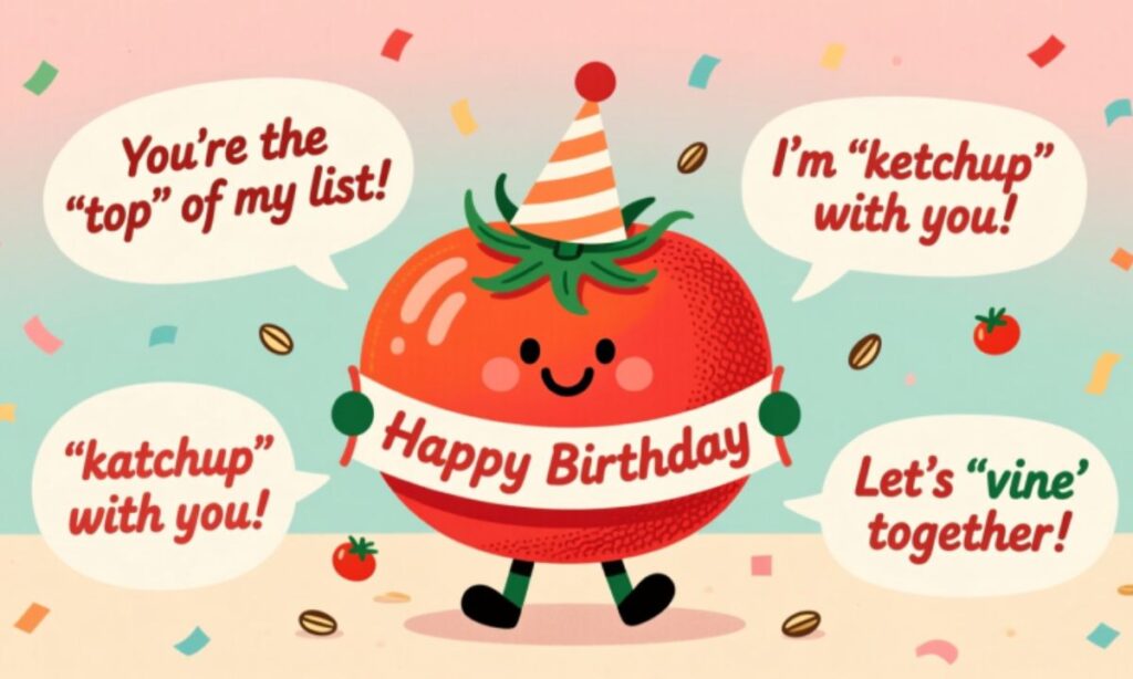 Tomato Puns for Birthday
