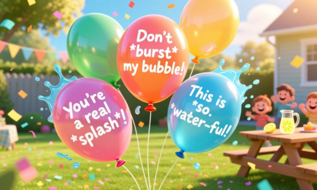 Water Balloon Puns 