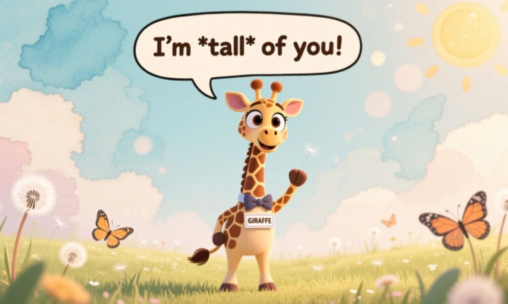 Cute Giraffe Puns