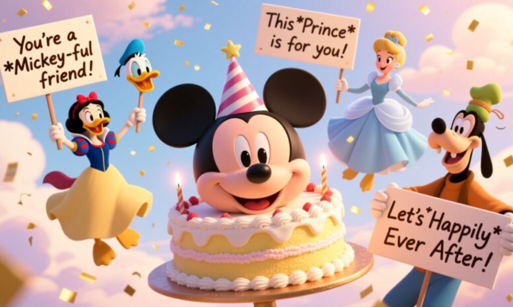 Disney Birthday Punsย