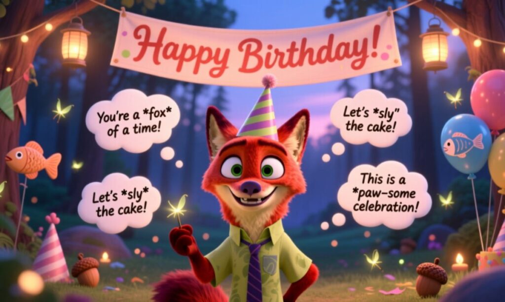 Fox Puns Birthday Edition
