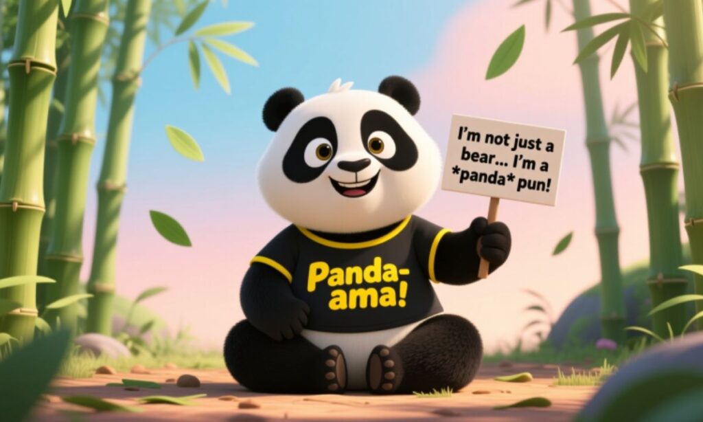 Funny Panda Pun