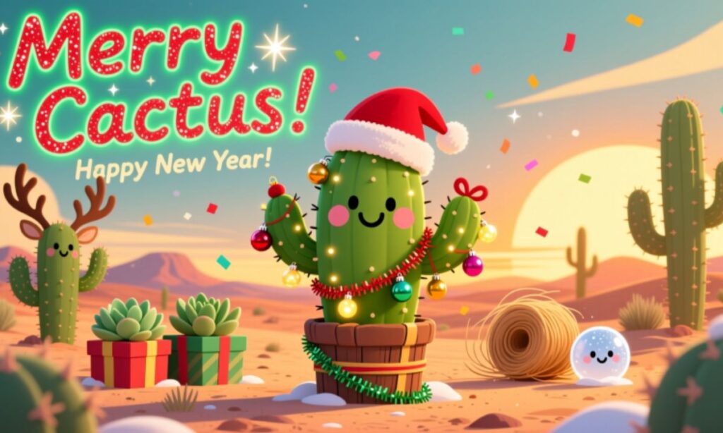 cactus-christmas-holiday-and-new-years-puns