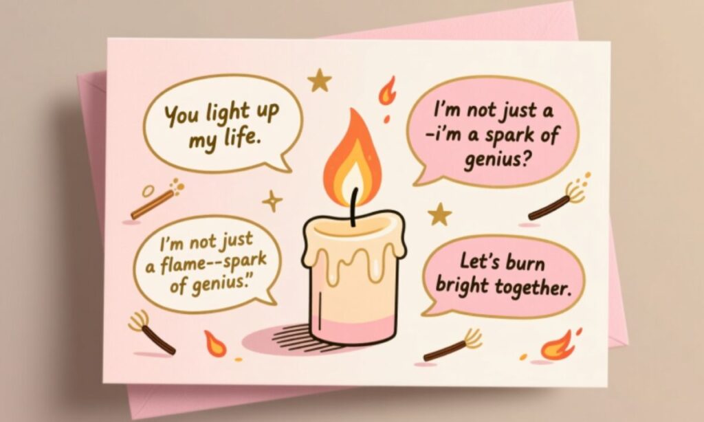Candle Puns Captions, Sayings, and Quotesย