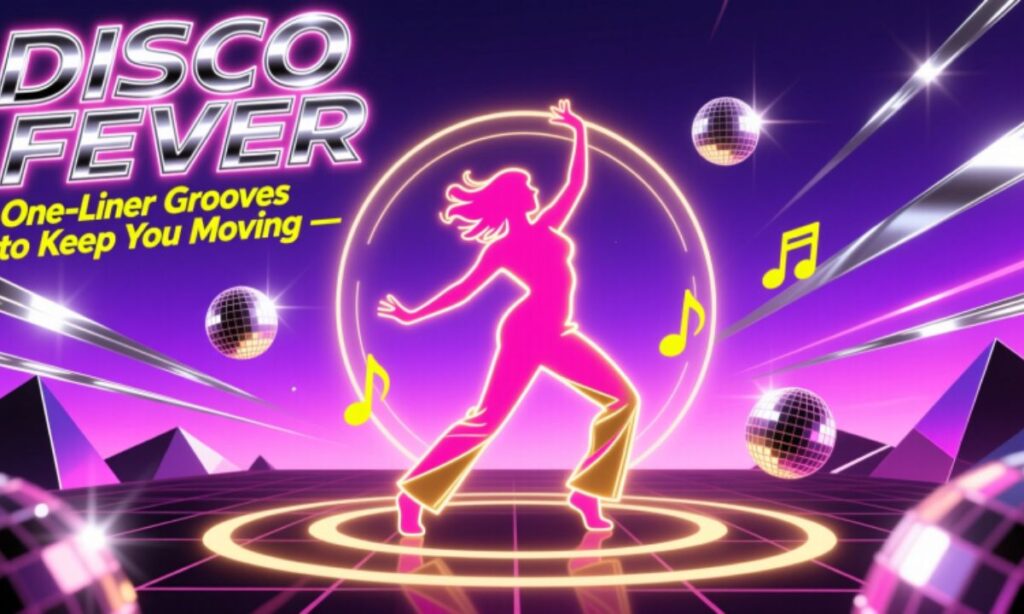 disco-fever-one-liner-grooves-to-keep-you-moving