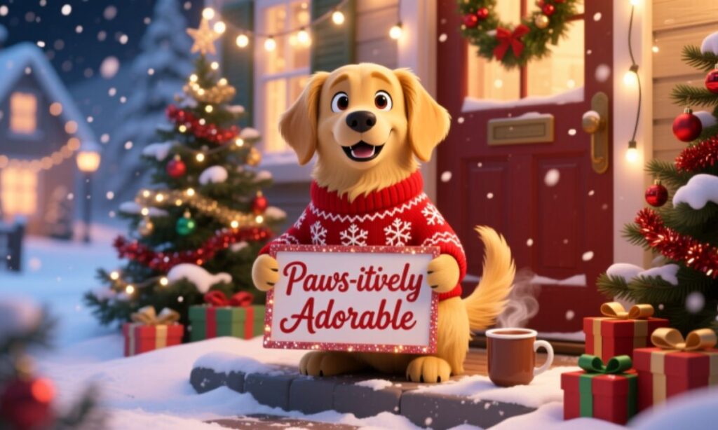 dog-christmas-puns-that-are-paws-itively-adorable