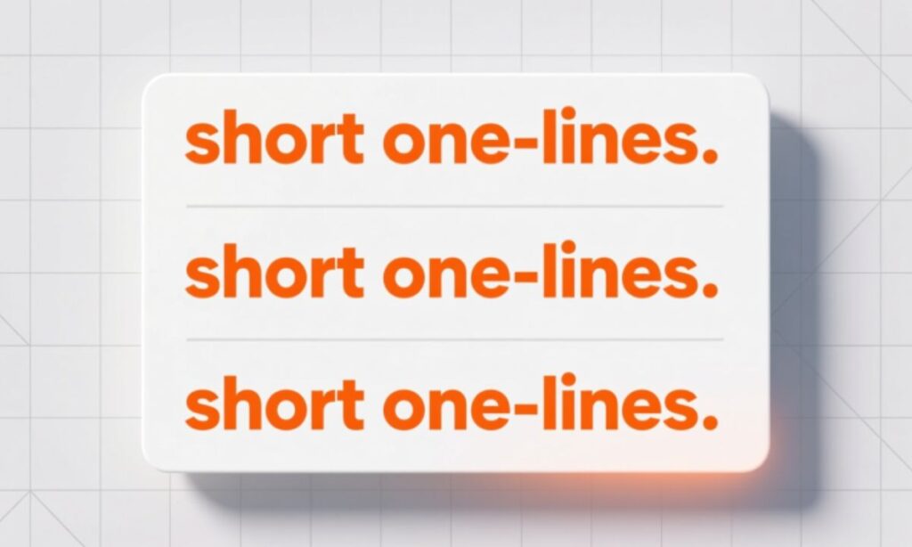 short-orange-one-liners