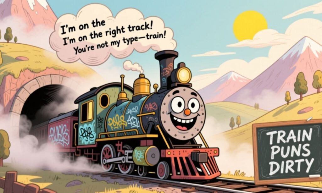 train-puns-dirty
